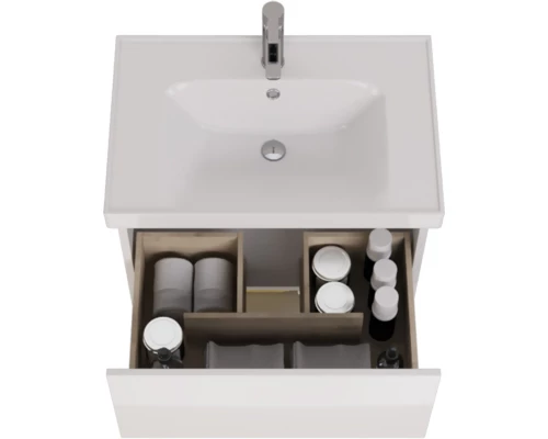 Тумба белый глянец 67 см Dreja Perfecto 99.0807