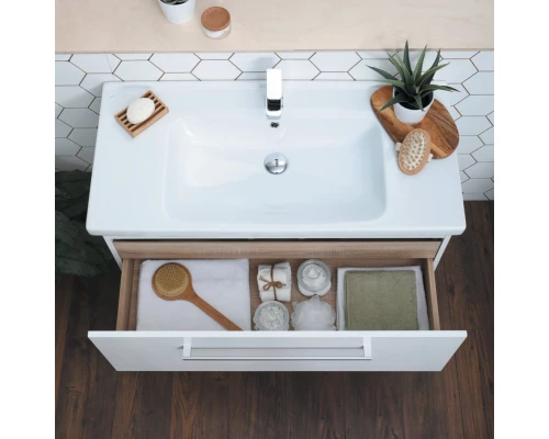 Тумба белый глянец 96 см Dreja Big Inn 77.0205W