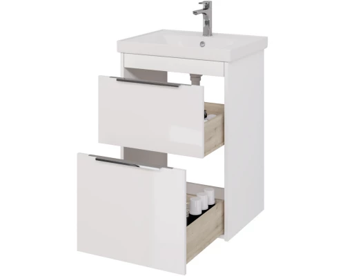 Тумба белый глянец 57 см Dreja Prime 99.9300