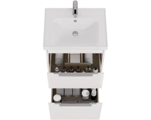 Тумба белый глянец 57 см Dreja Prime 99.9300