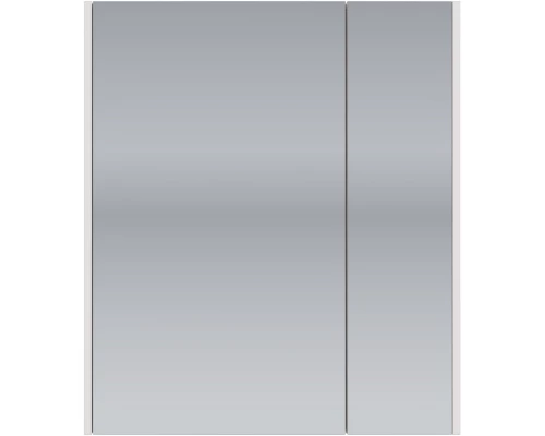 Зеркальный шкаф 60x70 см белый глянец L Dreja Prime 99.9304