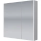 Зеркальный шкаф 70x70 см белый глянец L Dreja Prime 99.9305