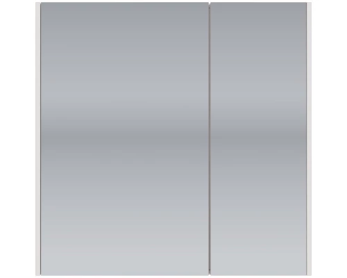 Зеркальный шкаф 70x70 см белый глянец L Dreja Prime 99.9305