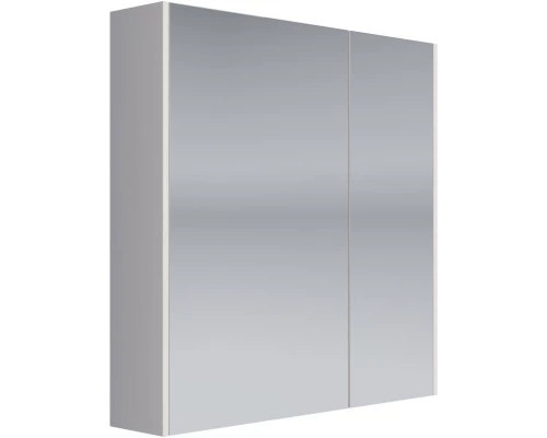 Зеркальный шкаф 70x70 см белый глянец L Dreja Prime 99.9305