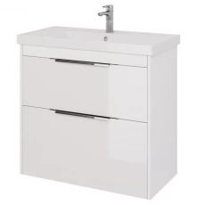 Тумба белый глянец 87 см Dreja Prime 99.9302