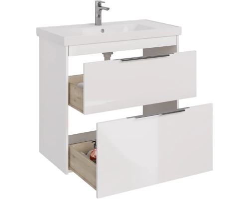 Тумба белый глянец 87 см Dreja Prime 99.9302