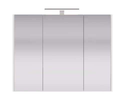 Зеркальный шкаф 90x70 см белый глянец L Dreja Prime 99.9306