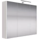 Зеркальный шкаф 90x70 см белый глянец L Dreja Prime 99.9306