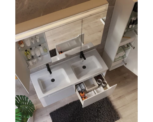 Тумба белый глянец 122,1 см Dreja W 99.9400