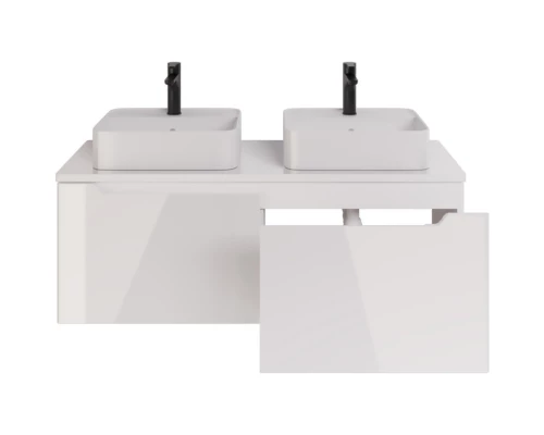 Тумба белый глянец 122,1 см Dreja W 99.9400