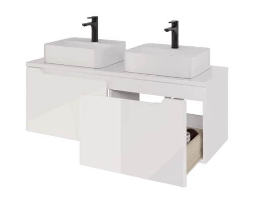 Тумба белый глянец 122,1 см Dreja W 99.9400