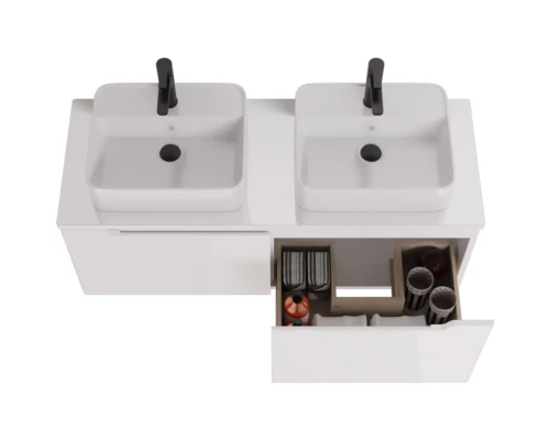 Тумба белый глянец 122,1 см Dreja W 99.9400