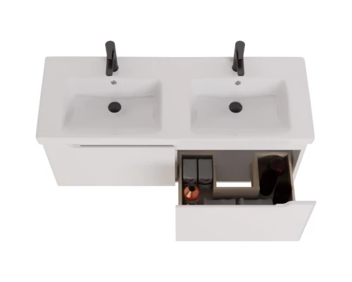 Тумба белый глянец 122,1 см Dreja W 99.9400