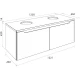 Тумба белый глянец 122,1 см Dreja W 99.9400