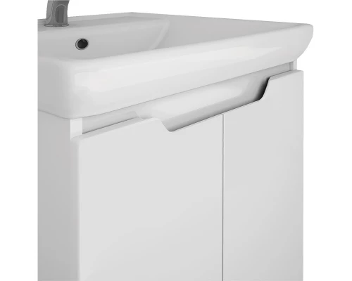 Тумба белый глянец 49,5 см Dreja Q (D) 99.1007