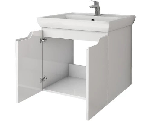 Тумба белый глянец 49,5 см Dreja Q (D) 99.1007