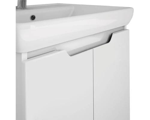 Тумба белый глянец 55,4 см Dreja Q (D) 99.1001