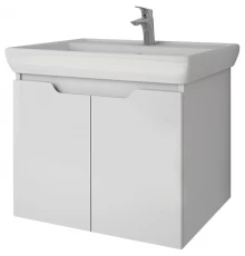 Тумба белый глянец 55,4 см Dreja Q (D) 99.1001