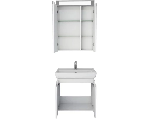 Тумба белый глянец 55,4 см Dreja Q (D) 99.1001