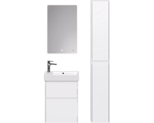 Тумба белый глянец 52,4 см Dreja Slim 99.0400