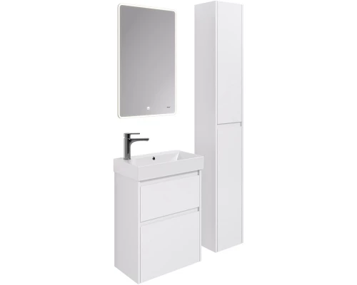 Тумба белый глянец 52,4 см Dreja Slim 99.0400