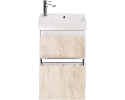 Тумба дуб кантри/белый глянец 52,4 см Dreja Slim 99.0500