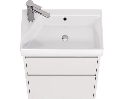 Тумба белый глянец 52,4 см Dreja Slim 99.0400