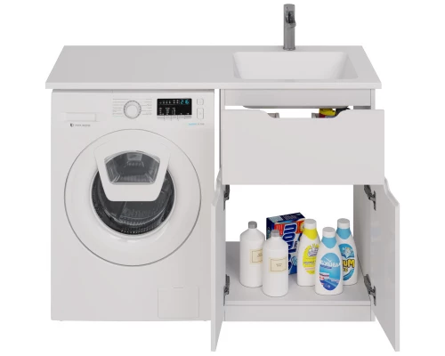 Тумба белый глянец 56,5 см Dreja Vega 99.0450