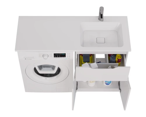 Тумба белый глянец 56,5 см Dreja Vega 99.0450