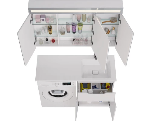 Тумба белый глянец 56,5 см Dreja Vega 99.0450