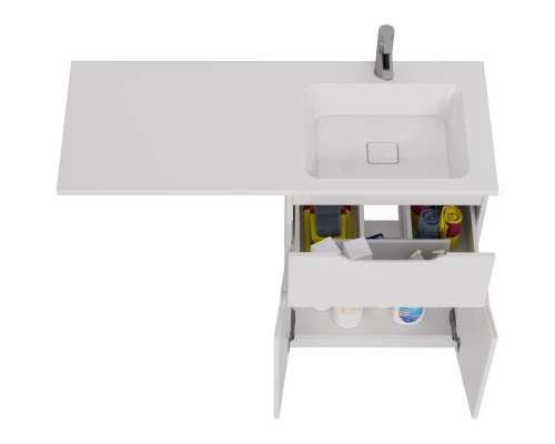 Тумба белый глянец 56,5 см Dreja Vega 99.0450