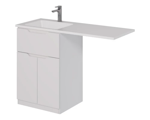 Тумба белый глянец 56,5 см Dreja Vega 99.0450