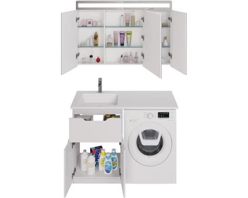 Тумба белый глянец 56,5 см Dreja Vega 99.0450