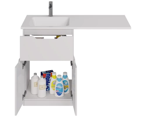 Тумба белый глянец 56,5 см Dreja Vega 99.0450