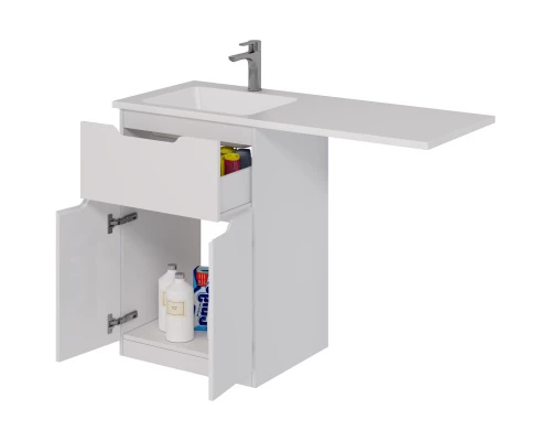 Тумба белый глянец 56,5 см Dreja Vega 99.0450