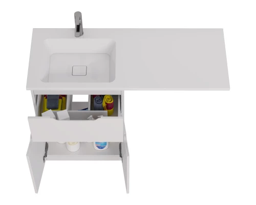 Тумба белый глянец 56,5 см Dreja Vega 99.0450