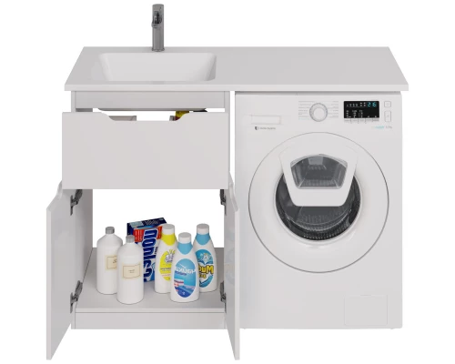 Тумба белый глянец 56,5 см Dreja Vega 99.0450