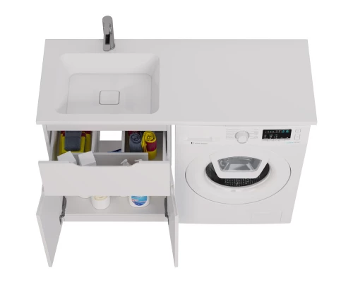 Тумба белый глянец 56,5 см Dreja Vega 99.0450