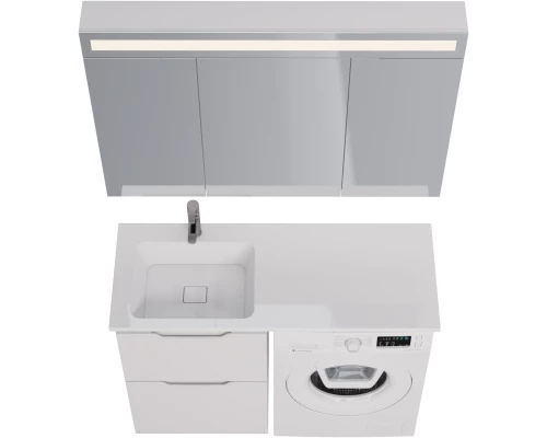 Тумба белый глянец 56,5 см Dreja Bona 99.0451