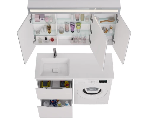 Тумба белый глянец 56,5 см Dreja Bona 99.0451