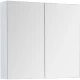 Зеркальный шкаф 80x74 см белый глянец Dreja Premium 77.9001W