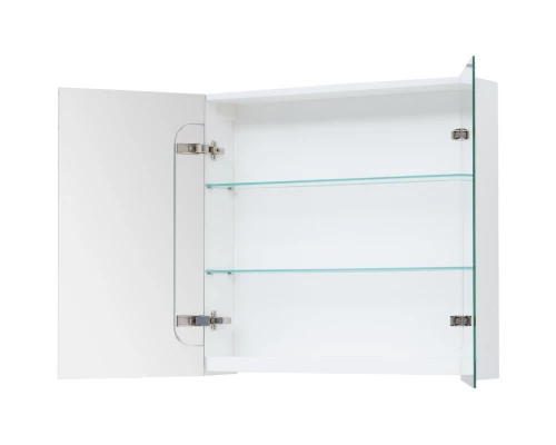 Зеркальный шкаф 80x74 см белый глянец Dreja Premium 77.9001W