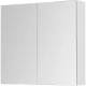 Зеркальный шкаф 80x74 см белый глянец Dreja Premium 77.9001W