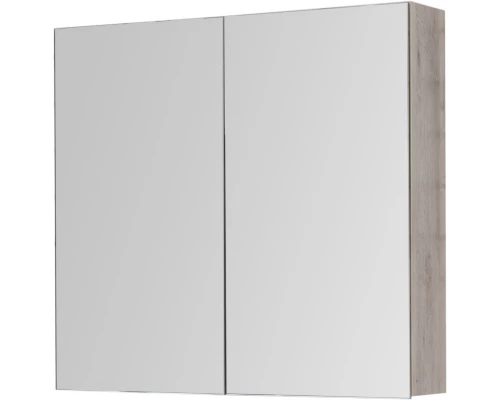 Зеркальный шкаф 80x74 см дуб кантри Dreja Premium 77.9002D