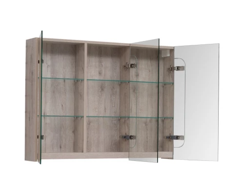 Зеркальный шкаф 100x74 см дуб кантри Dreja Premium 77.9004D