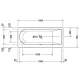 Акриловая ванна 160x70 см R Duravit Darling New 700239000000000