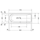 Акриловая ванна 170x75 см R Duravit Darling New 700243000000000