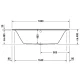 Акриловая ванна 180x80 см Duravit Darling New 700244000000000
