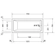 Акриловая ванна 170x75 см Duravit Daro 700027000000000