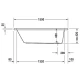 Акриловая ванна 150x75 см Duravit D-Code 700095000000000